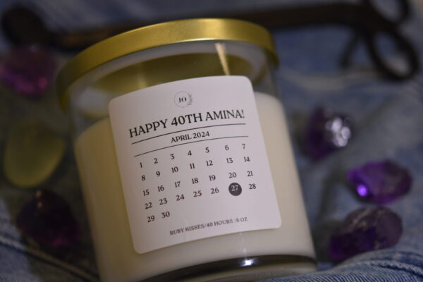 Birthday Candle Personalized Gift